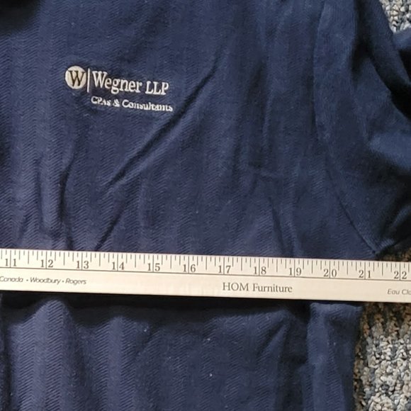Cross Creek Navy Blue Wegner LLP Polo Shirt Size XL - Picture 14 of 14